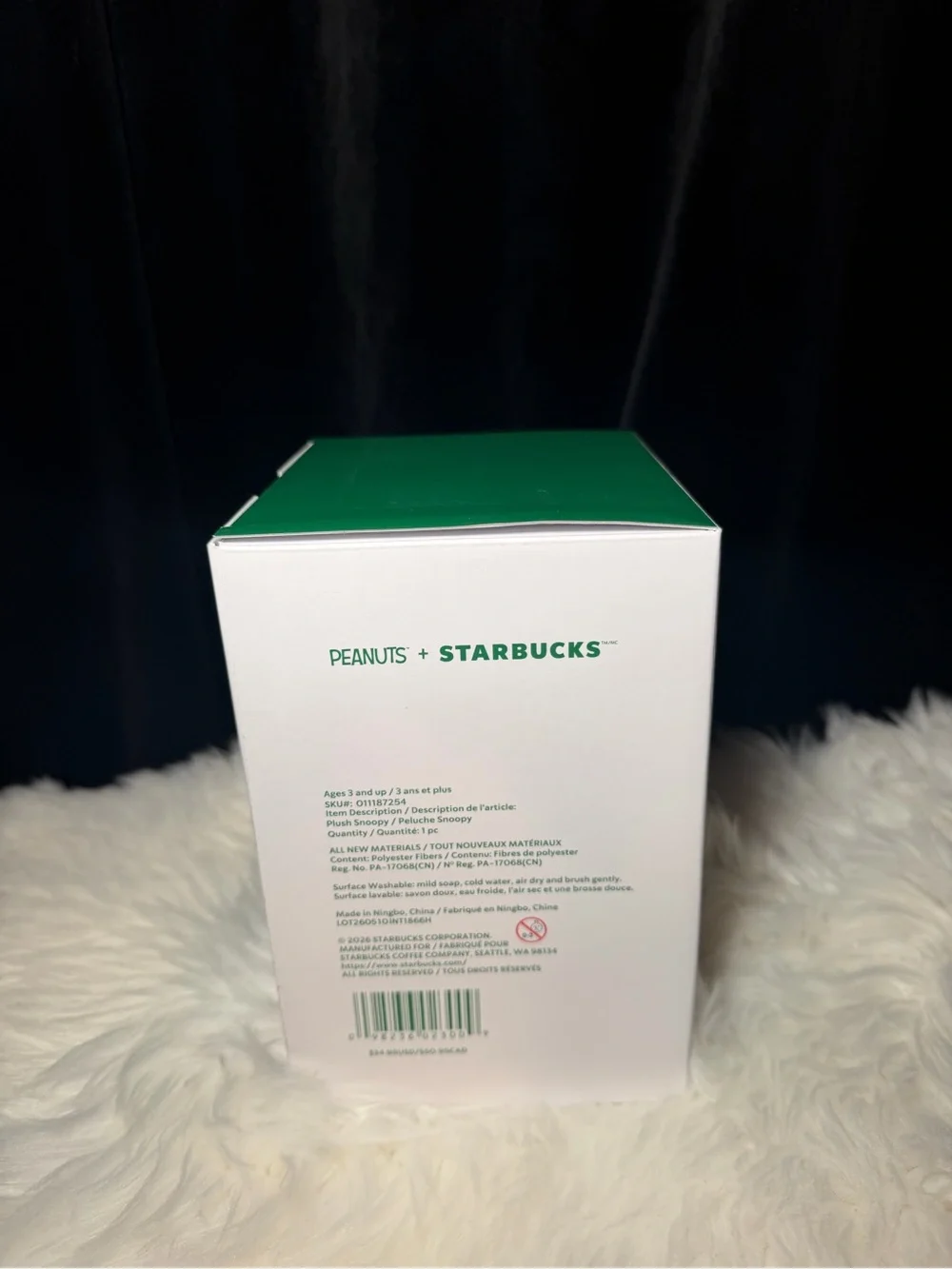 Starbucks Peanuts Snoopy Plush & Fall Tumbler Set